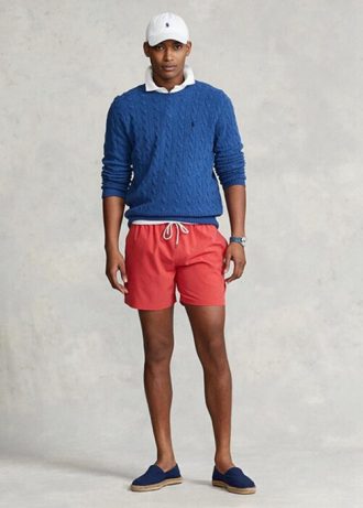 Orange Men’s Ralph Lauren Traveller Swimming Trunk  Shorts