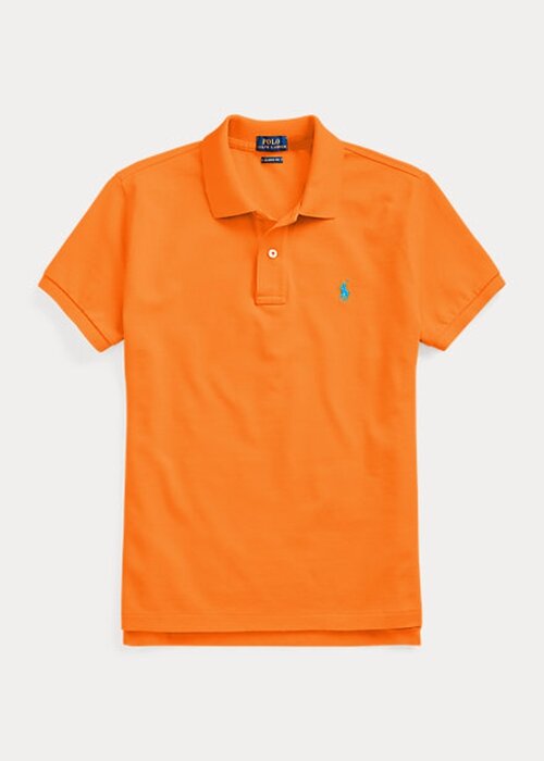 Orange Women’s Ralph Lauren Classic Fit Mesh Polo Shirts Orange Women’s Ralph Lauren Classic Fit Mesh Polo Shirts