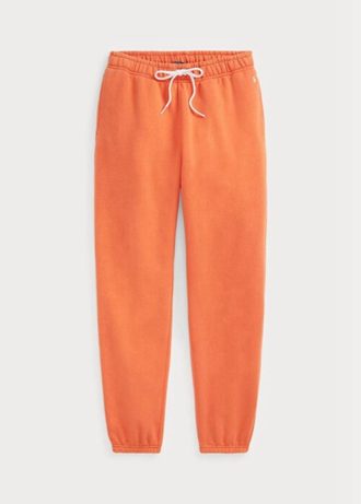 Orange Women’s Ralph Lauren Fleece Athletics   Pants