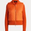 Orange Women’s Ralph Lauren Hybrid Funnelneck Jackets Orange Women’s Ralph Lauren Hybrid Funnelneck Jackets