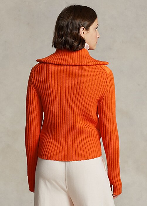 Orange Women’s Ralph Lauren Hybrid Funnelneck Jackets Orange Women’s Ralph Lauren Hybrid Funnelneck Jackets