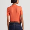 Orange Women’s Ralph Lauren Jersey Polo Shirts Orange Women’s Ralph Lauren Jersey Polo Shirts