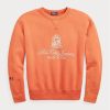 Orange Women’s Ralph Lauren Logo Graphic Fleece Sweatshirts Orange Women’s Ralph Lauren Logo Graphic Fleece Sweatshirts