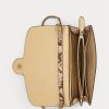 Parchment Women’s Ralph Lauren Faux-Snakeskin Medium Adair Crossbody Bags