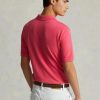 Pink Men’s Ralph Lauren Custom Slim Fit Mesh Polo Shirts