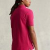 Pink Men’s Ralph Lauren Custom Slim Fit Mesh Polo Shirts