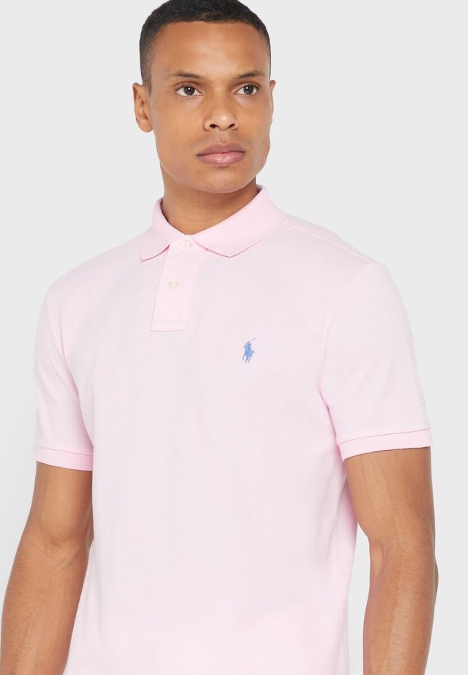 Pink Men’s Ralph Lauren Essential Polo Shirts