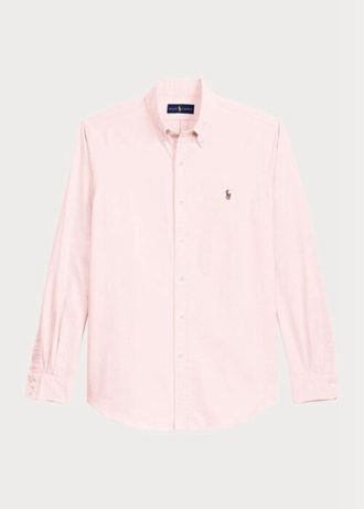 Pink Men’s Ralph Lauren Slim Fit Oxford  Shirts