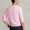 Pink Men’s Ralph Lauren Slim Fit Textured Cotton Jumper Sweaters