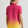 Pink / Orange / Yellow Women’s Ralph Lauren Dip-Dyed Piqué Polo Shirts
