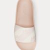 Pink Women’s Ralph Lauren Audrina Logo Faux-Leather Slippers Pink Women’s Ralph Lauren Audrina Logo Faux-Leather Slippers