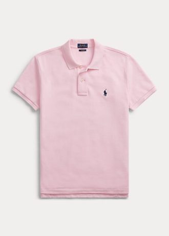 Pink Women’s Ralph Lauren Classic Fit Mesh Polo Shirts