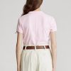 Pink Women’s Ralph Lauren Classic Fit Mesh Polo Shirts Pink Women’s Ralph Lauren Classic Fit Mesh Polo Shirts