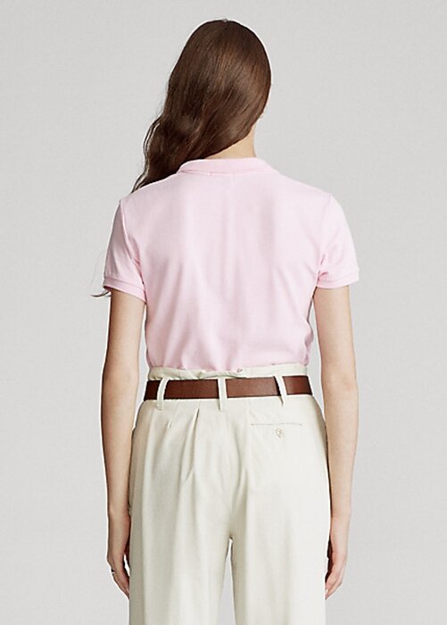 Pink Women’s Ralph Lauren Classic Fit Mesh Polo Shirts Pink Women’s Ralph Lauren Classic Fit Mesh Polo Shirts