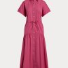 Pink Women’s Ralph Lauren Drawstring Dress