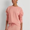 Pink Women’s Ralph Lauren Fleece Pullover Sweatshirts