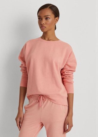Pink Women’s Ralph Lauren Fleece Pullover Sweatshirts