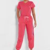Pink Women’s Ralph Lauren High Waist Ankle Sweatpants