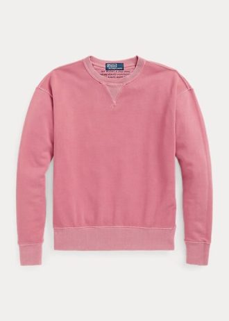 Pink Women’s Ralph Lauren Organic Cotton Crewneck Sweatshirts