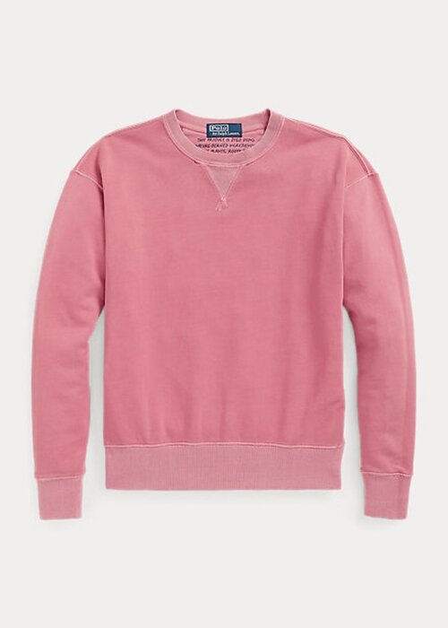 Pink Women’s Ralph Lauren Organic Cotton Crewneck Sweatshirts Pink Women’s Ralph Lauren Organic Cotton Crewneck Sweatshirts