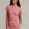 Pink Women’s Ralph Lauren Organic Cotton Crewneck T Shirts Pink Women’s Ralph Lauren Organic Cotton Crewneck T Shirts
