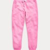 Pink Women’s Ralph Lauren Pink Pony Fleece Sweatpants