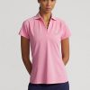Pink Women’s Ralph Lauren Tailored Fit Piqué Polo Shirts Pink Women’s Ralph Lauren Tailored Fit Piqué Polo Shirts