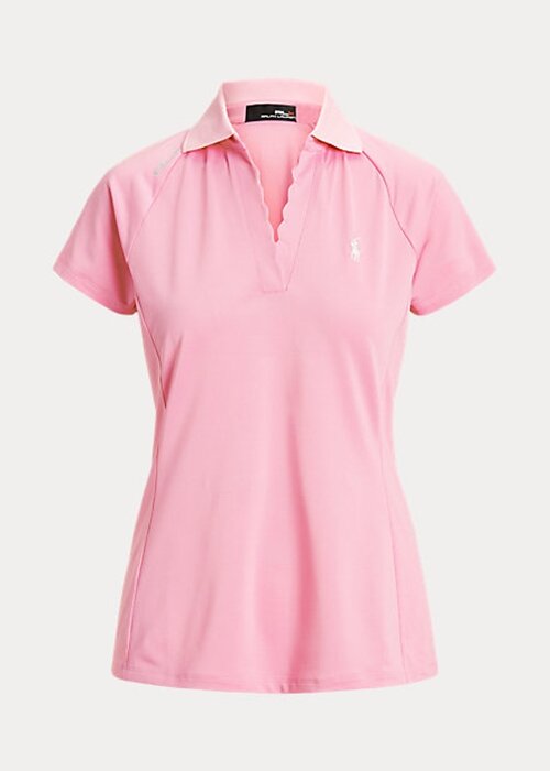 Pink Women’s Ralph Lauren Tailored Fit Piqué Polo Shirts Pink Women’s Ralph Lauren Tailored Fit Piqué Polo Shirts