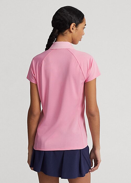 Pink Women’s Ralph Lauren Tailored Fit Piqué Polo Shirts Pink Women’s Ralph Lauren Tailored Fit Piqué Polo Shirts