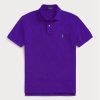 Purple Men’s Ralph Lauren Custom Slim Fit Mesh Polo Shirts Purple Men’s Ralph Lauren Custom Slim Fit Mesh Polo Shirts