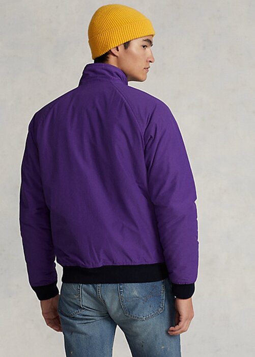 Purple Men’s Ralph Lauren Raglan-Sleeve Jackets Purple Men’s Ralph Lauren Raglan-Sleeve Jackets