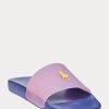 Purple / Pink Men’s Ralph Lauren Thermochromic Signature Pony Slippers