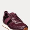 Purple Women’s Ralph Lauren Colten Embossed Leather & Suede Sneakers Purple Women’s Ralph Lauren Colten Embossed Leather & Suede Sneakers