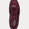Purple Women’s Ralph Lauren Colten Embossed Leather & Suede Sneakers Purple Women’s Ralph Lauren Colten Embossed Leather & Suede Sneakers