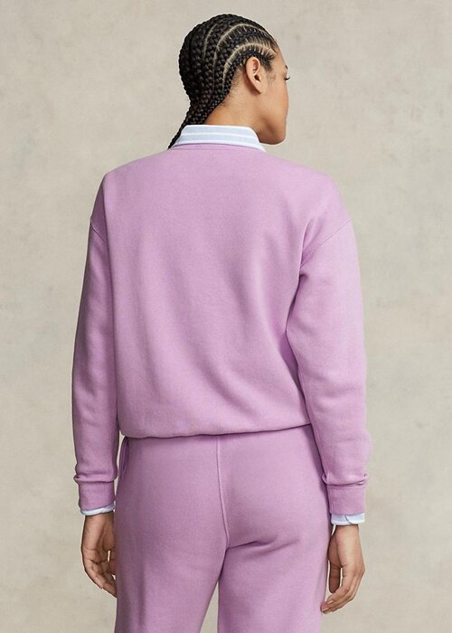 Purple Women’s Ralph Lauren Fleece Crewneck Pullover Sweatshirts Purple Women’s Ralph Lauren Fleece Crewneck Pullover Sweatshirts