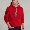 Red Men’s Ralph Lauren Big Polo Crest Fleece Hoodie Red Men’s Ralph Lauren Big Polo Crest Fleece Hoodie