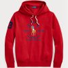 Red Men’s Ralph Lauren Big Polo Crest Fleece Hoodie Red Men’s Ralph Lauren Big Polo Crest Fleece Hoodie