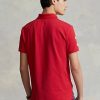 Red Men’s Ralph Lauren Big Pony Mesh Polo Shirts