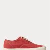Red Men’s Ralph Lauren Canvas Sneakers Red Men’s Ralph Lauren Canvas Sneakers