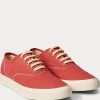 Red Men’s Ralph Lauren Canvas Sneakers Red Men’s Ralph Lauren Canvas Sneakers