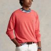 Red Men’s Ralph Lauren Spa Terry Sweatshirt Red Men’s Ralph Lauren Spa Terry Sweatshirt