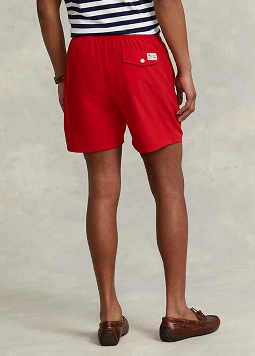 Red Men’s Ralph Lauren Traveller Swimming Trunk Shorts Red Men’s Ralph Lauren Traveller Swimming Trunk Shorts
