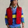 Red Men’s Ralph Lauren Water-Repellent Utility Vest Red Men’s Ralph Lauren Water-Repellent Utility Vest