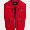 Red Men’s Ralph Lauren Water-Repellent Utility Vest Red Men’s Ralph Lauren Water-Repellent Utility Vest