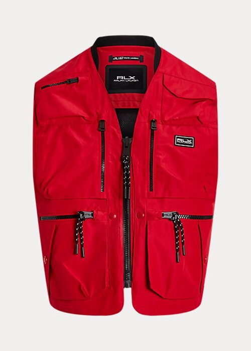 Red Men’s Ralph Lauren Water-Repellent Utility Vest Red Men’s Ralph Lauren Water-Repellent Utility Vest