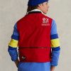 Red Men’s Ralph Lauren Water-Repellent Utility Vest Red Men’s Ralph Lauren Water-Repellent Utility Vest