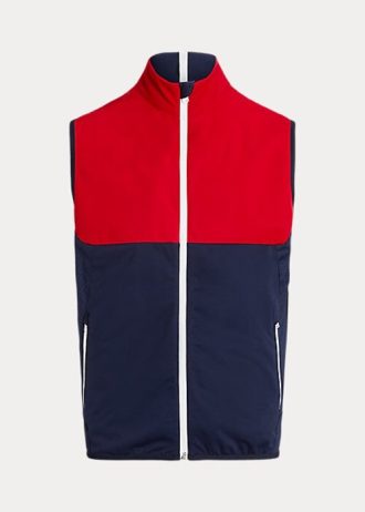 Red / Navy Men’s Ralph Lauren Water-Repellent Packable Vest