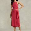 Red Women’s Ralph Lauren Cashmere Wrap Sweater Skirts Red Women’s Ralph Lauren Cashmere Wrap Sweater Skirts