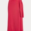 Red Women’s Ralph Lauren Cashmere Wrap Sweater Skirts Red Women’s Ralph Lauren Cashmere Wrap Sweater Skirts