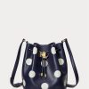 Refined Navy/Vanilla Women’s Ralph Lauren Polka-Dot Medium Andie Handbag